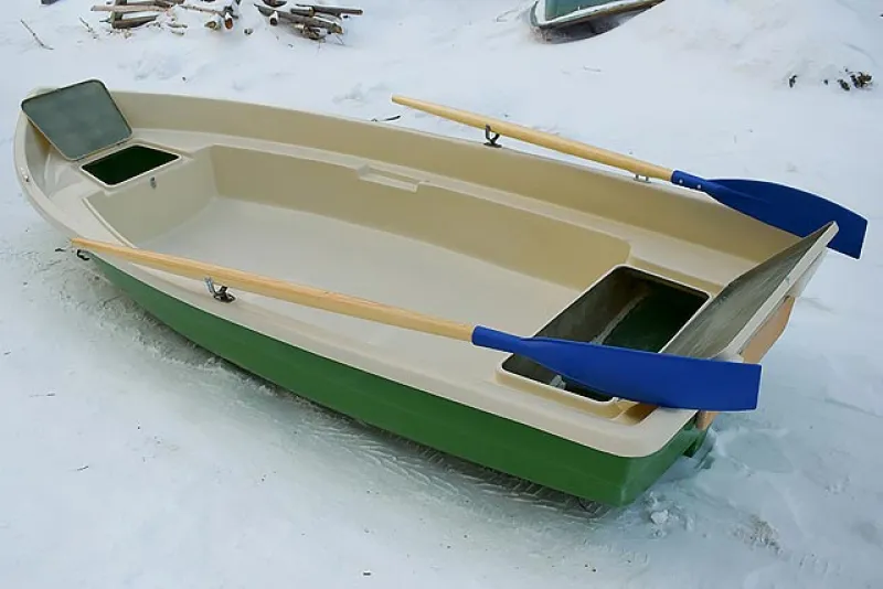 Пластиковая лодка ВИЗА Тортилла-4 с Рундуками, фото: 12