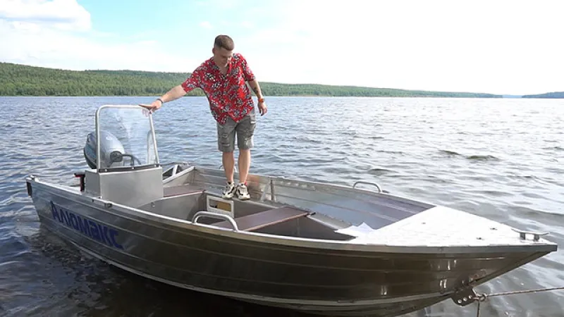 Моторная лодка ВИЗА Алюмакс-435, фото: 3