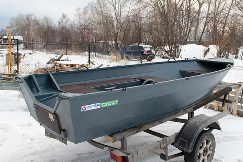 Моторная лодка ВИЗА Алюмакс-415, фото: 4