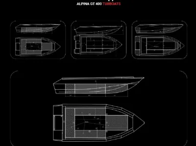 Каютный катер Альпина GT 400 обложка