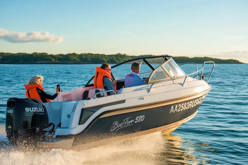 Катер BOSSFORR 580 BR, фото: 13