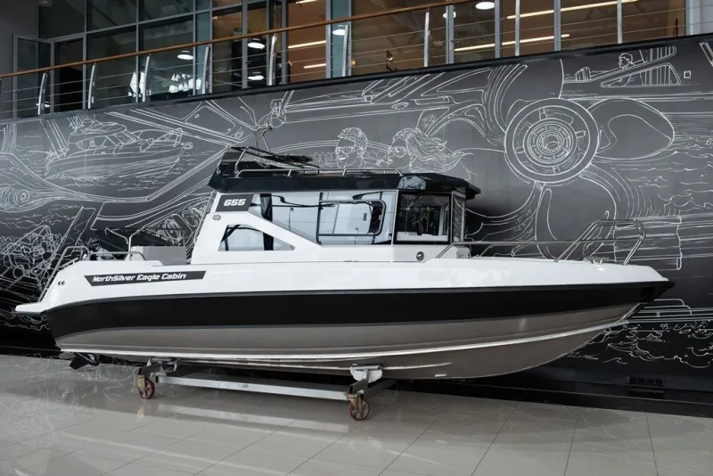 Алюминиевая лодка NorthSilver Cabin 655, фото: 2