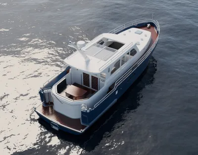 Каютный катер Resident обложка