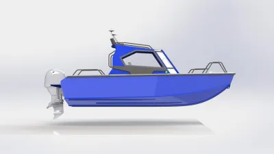 Каютный катер ALEUT 5.0 Cube обложка