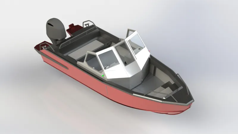 Моторная лодка «ALEUT K650 DC», фото: 3