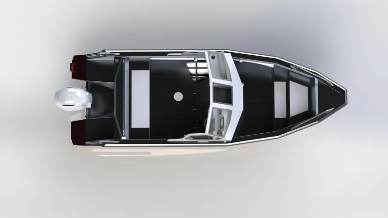 Моторная лодка «ALEUT K650 DC», фото: 5