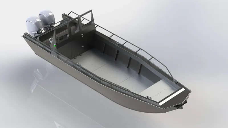 Моторная лодка «ALEUT CJ770», фото: 5