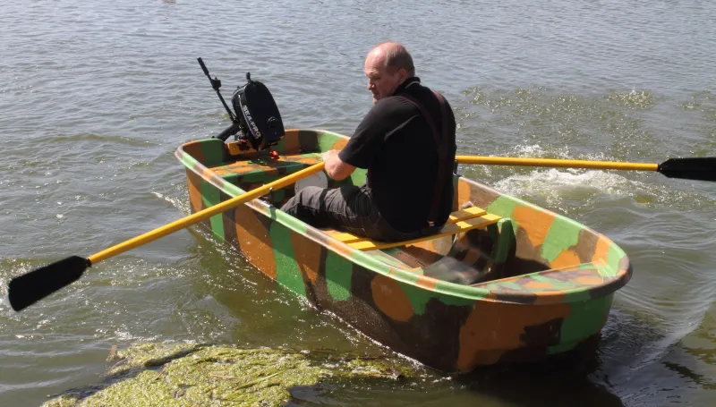 Пластиковая лодка Катамаран-картоп «МБ2 2.70», фото: 12