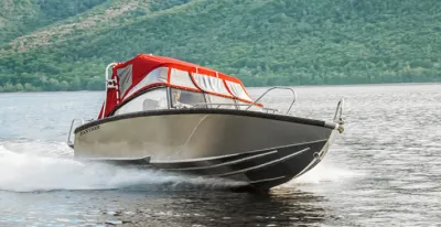 Лодка Алюминиевый катер (боурайдер) Пантера 8000 с реданом под заказ
