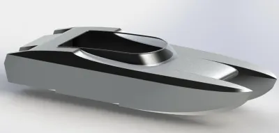 Алюминиевая лодка Катамаран SK 7600 (9000) с реданом под заказ обложка