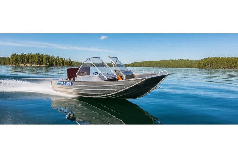 Моторная лодка Вятка-Профи 39 с открытой палубой, фото: 2