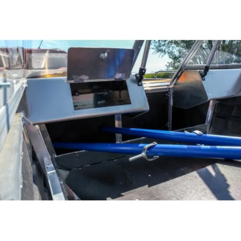 Алюминиевая лодка Вятка-Профи 39 с открытой палубой, фото: 8