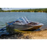 Алюминиевая лодка Вятка-Профи 39 с открытой палубой