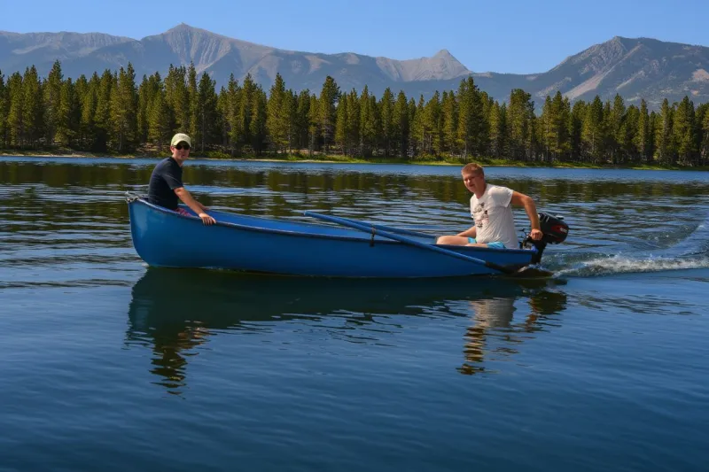 Пластиковая лодка Омуль, фото: 1