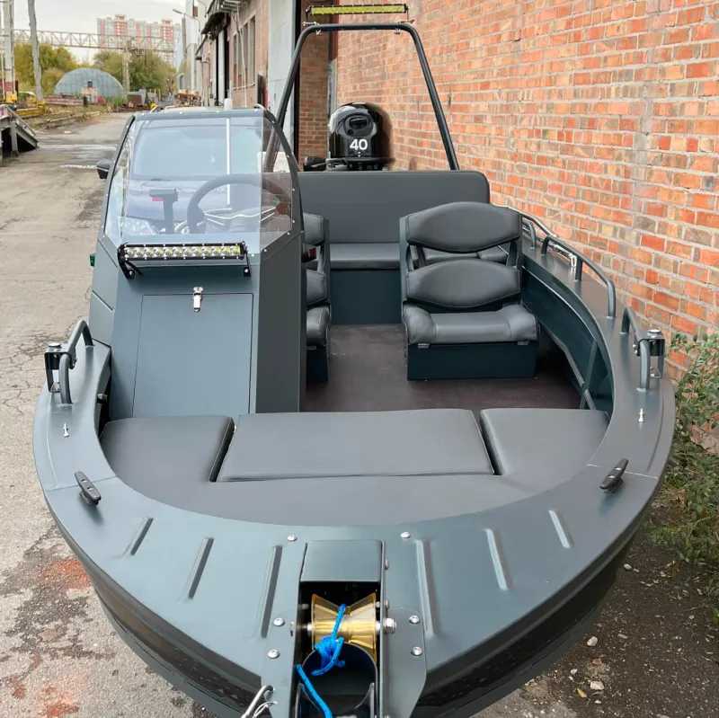 Алюминиевая лодка BRO S 4.2 консольная, фото: 2