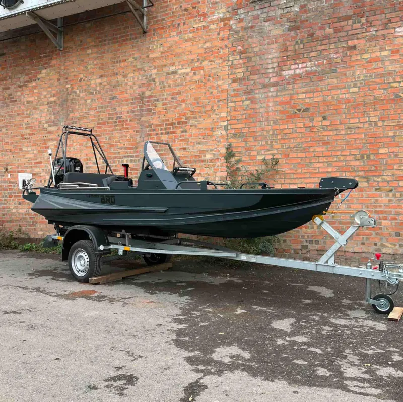 Алюминиевая лодка BRO S 4.2 консольная, фото: 3