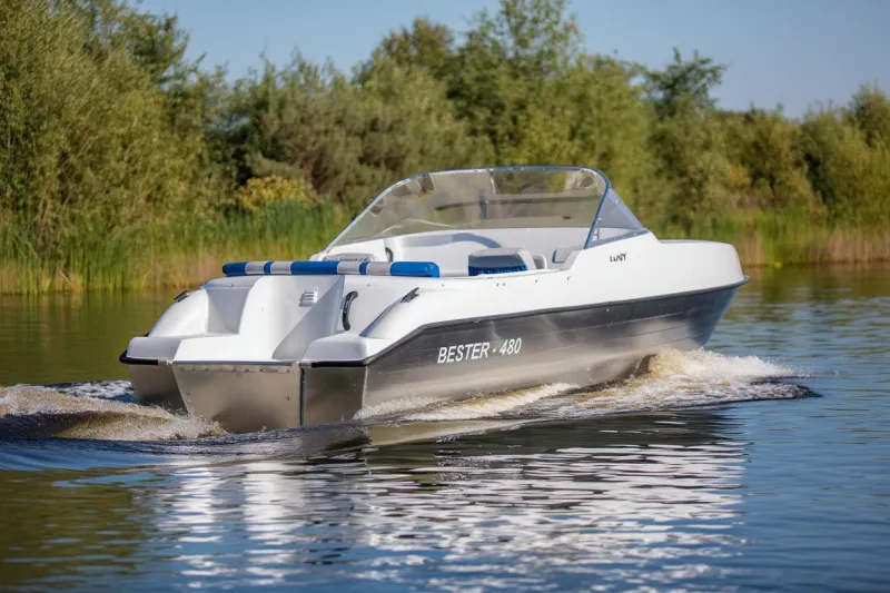 Пластиковая лодка Bester-480A, фото: 4