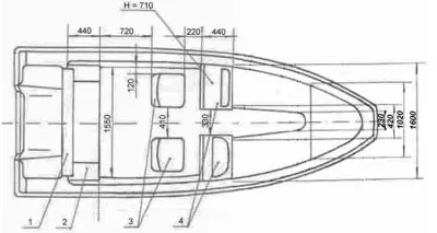 Каютный катер Тритон-540Р обложка