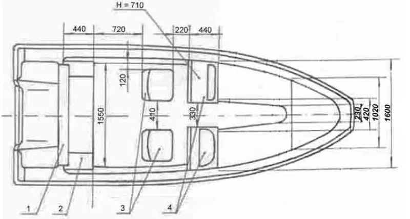 Открытый катер Тритон-540Р, фото: 2
