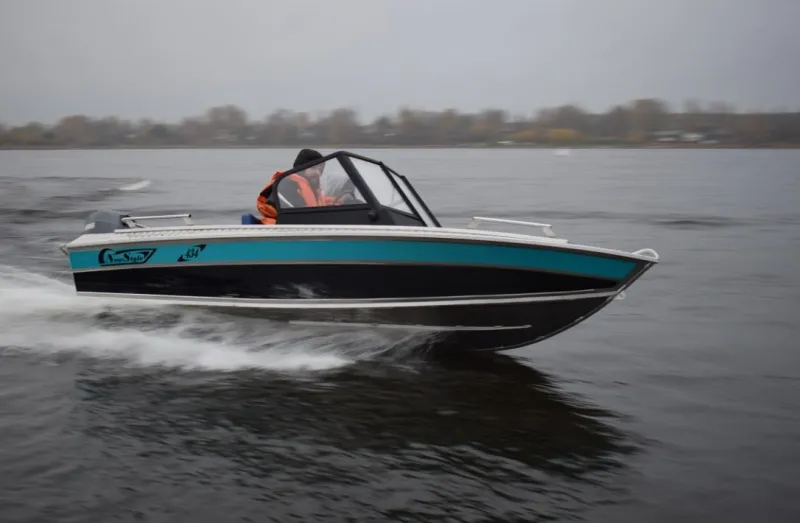 Алюминиевая лодка Wellboat-43-4, фото: 1