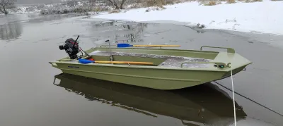 Лодка РУСБОТ-52 Jon Boat Болотоход