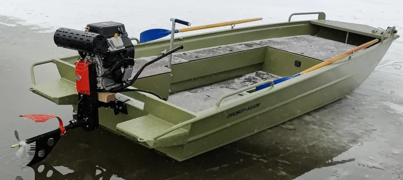 РУСБОТ-52 Jon Boat Болотоход, фото: 2