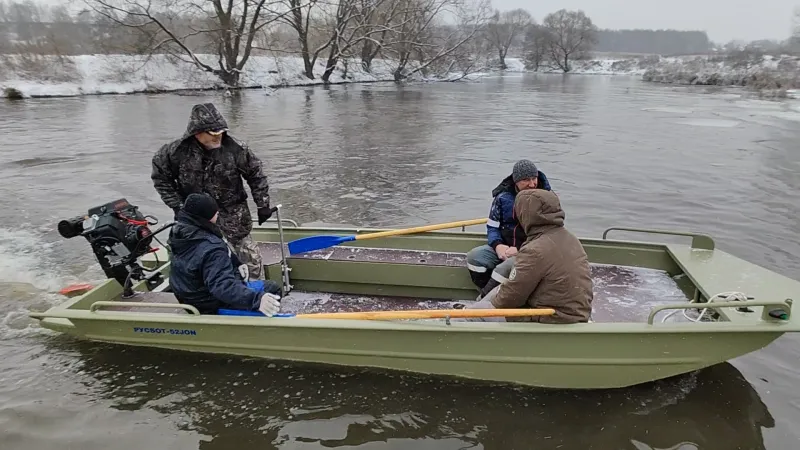 РУСБОТ-52 Jon Boat Болотоход, фото: 3