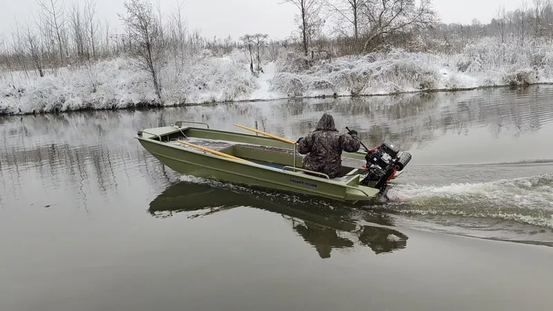 РУСБОТ-52 Jon Boat Болотоход, фото: 7