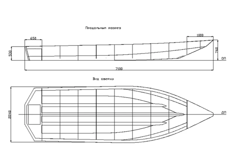 Пластиковая лодка Нерка 23, фото: 2