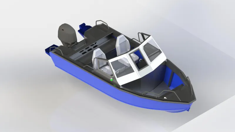 Пластиковая лодка ALEUT 5.0 DC, фото: 12