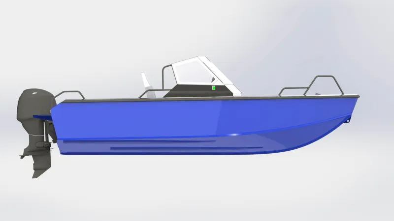 Пластиковая лодка ALEUT 5.0 DC, фото: 2