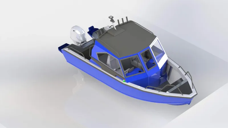 Пластиковая лодка ALEUT 5.0 Cube, фото: 14