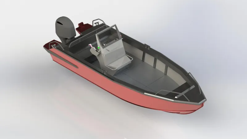 Пластиковая лодка ALEUT K650 CC, фото: 2