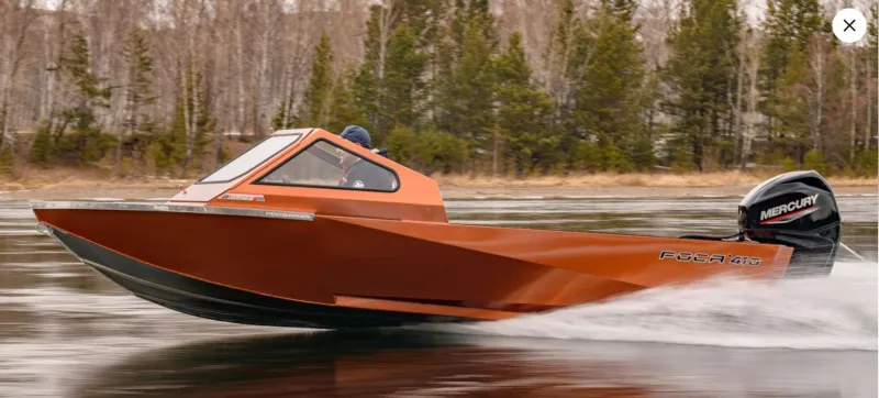 Катер Росомаха 4100 В (Передняя рубка) (двойное стекление), фото: 1