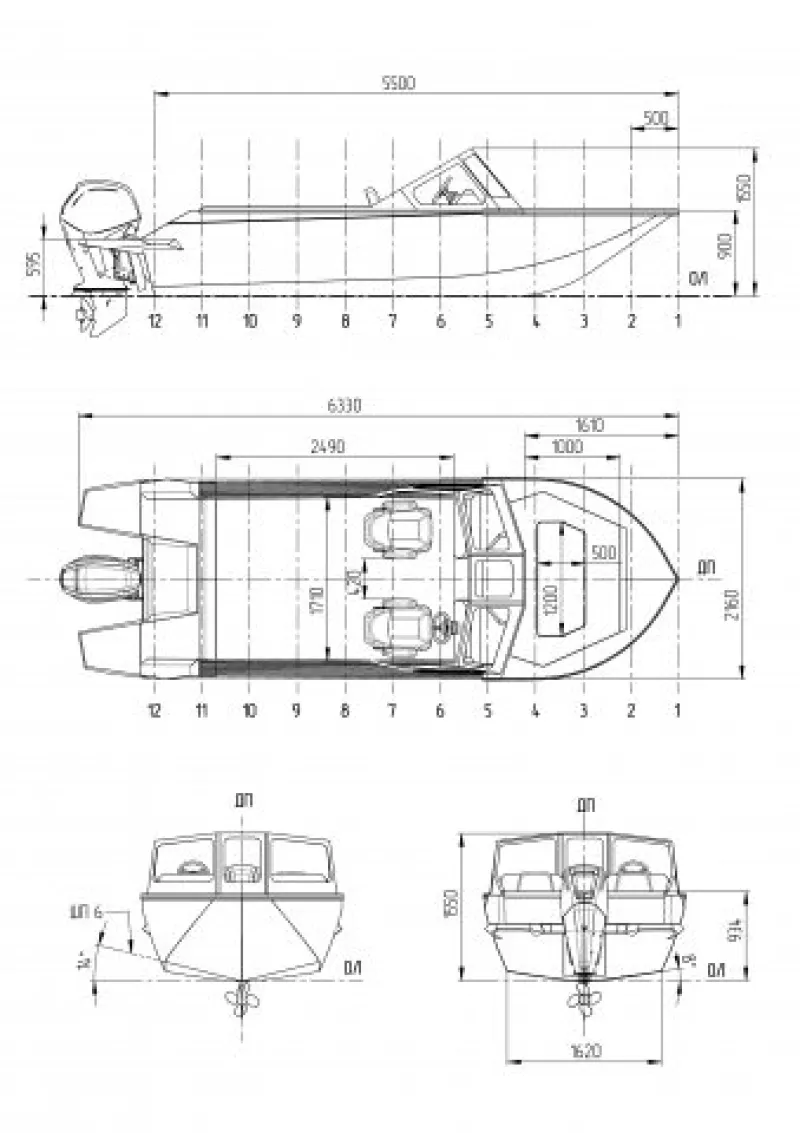 Алюминиевая лодка Ка-Хем 550, фото: 10