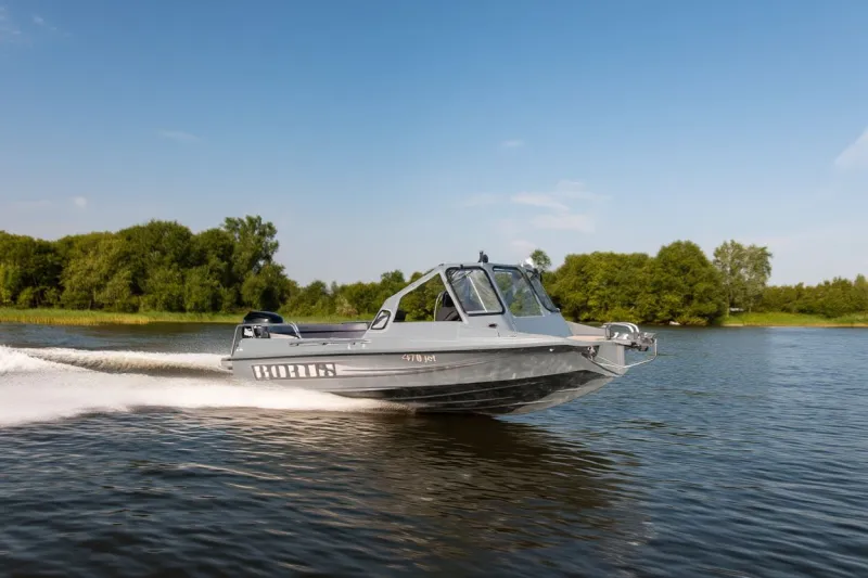 Каютный катер Борус-470 jet, фото: 2