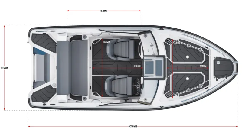 Пластиковая лодка Victory 470, фото: 30