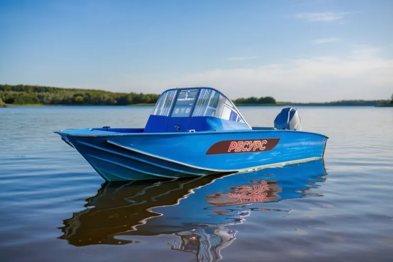 Пластиковая лодка Ресурс 400ДС, фото: 6