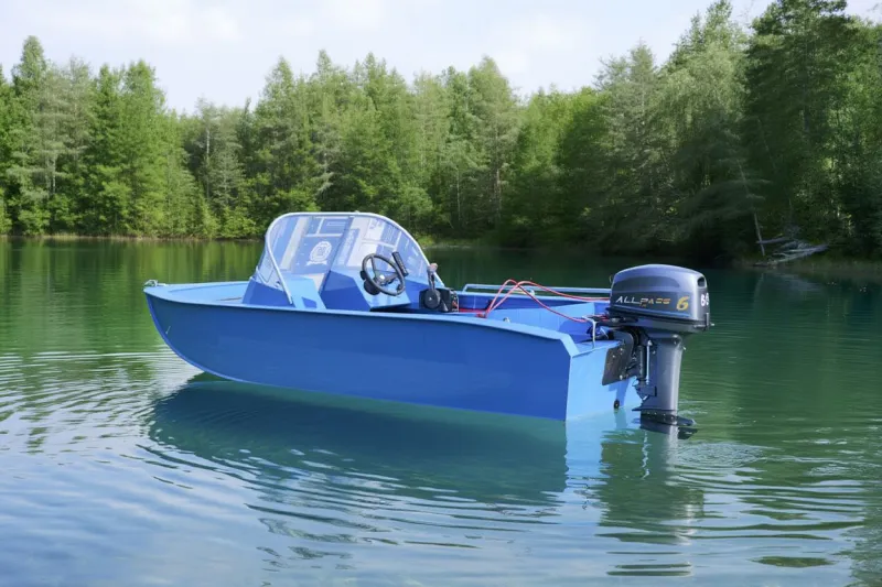 Пластиковая лодка Ресурс 400ДС, фото: 3