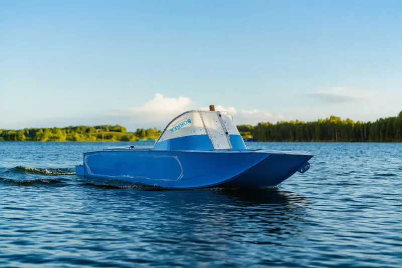 Пластиковая лодка Ресурс 440ДС, фото: 4