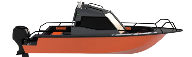 Алюминиевая лодка Беркут L-HT Open, фото: 45