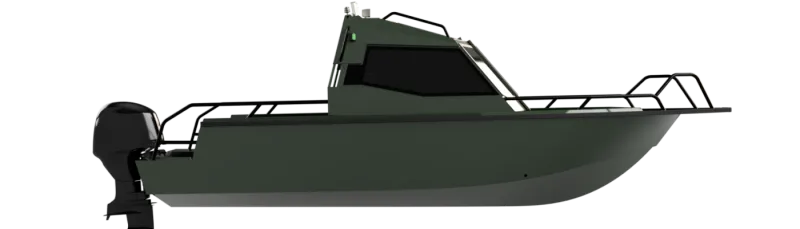 Алюминиевая лодка Беркут L-HT Open, фото: 46