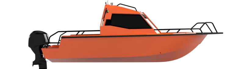 Алюминиевая лодка Беркут L-HT Open, фото: 48