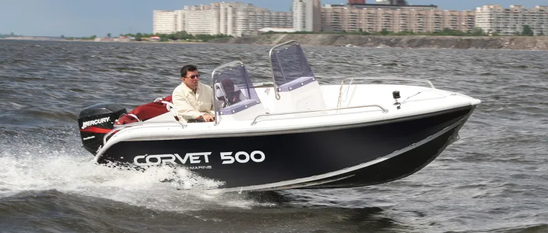 Пластиковая лодка Корвет 500, фото: 2