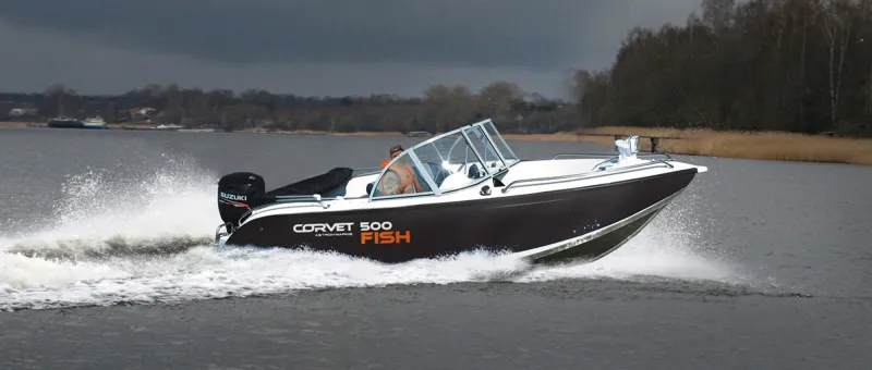 Алюминиевая лодка Корвет 500 FISH, фото: 2