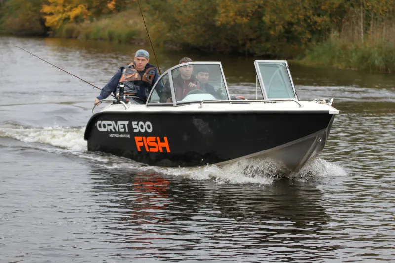 Алюминиевая лодка Корвет 500 FISH, фото: 8