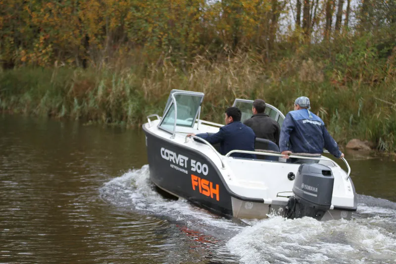Алюминиевая лодка Корвет 500 FISH, фото: 9