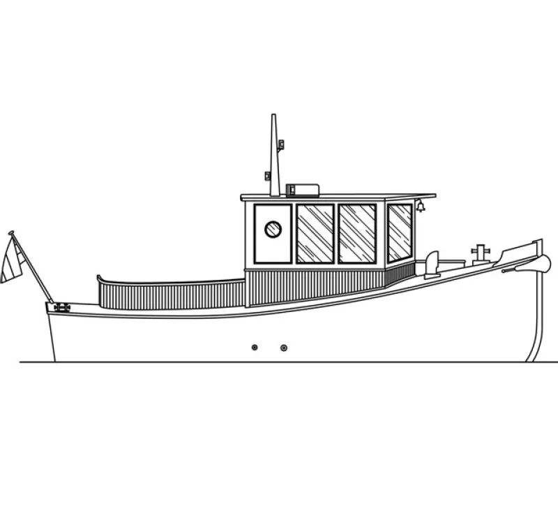 Деревянная лодка Аскольд-18, фото: 2