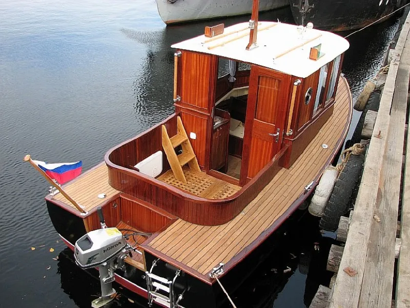 Деревянная лодка Аскольд-18, фото: 3