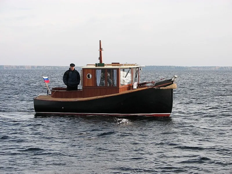 Деревянная лодка Аскольд-18, фото: 4